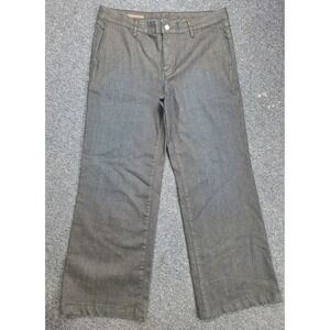 Club Monaco Women Dark Blue Denim Jeans‎ Wide Leg Size 12